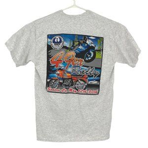 BMW Club Mens Shirt Medium White Motorcycle Rally Northern California Sonora